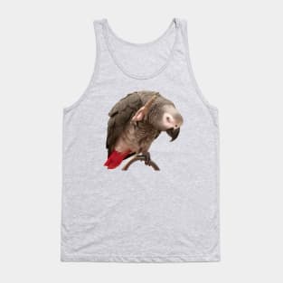 African Grey Parrot Funny Wave Tank Top